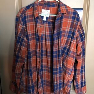 Orange & Blue Flannel